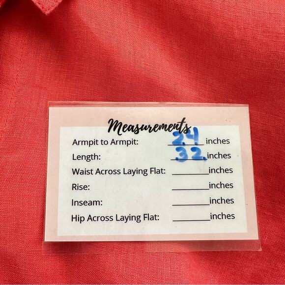 NEW  J.Jill 100% Linen Tunic  Light Papaya  Size 1X - Picture 14 of 14